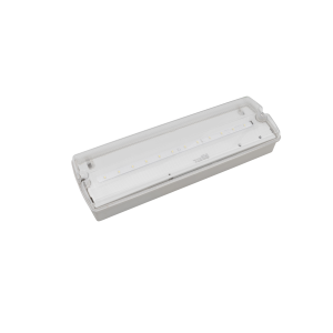 Emergency bulkhead 4.3W 270Lm IP65 man/ST cw leg whi pris 