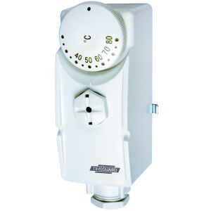 Cylinder or pipe thermostat