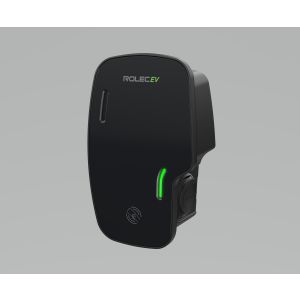 Smart EV charger 22kw 3ph 1 x T2 socket blk